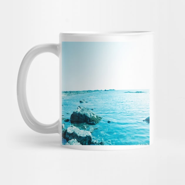 A rocky seaside in Oman bluish version by PedaDesign